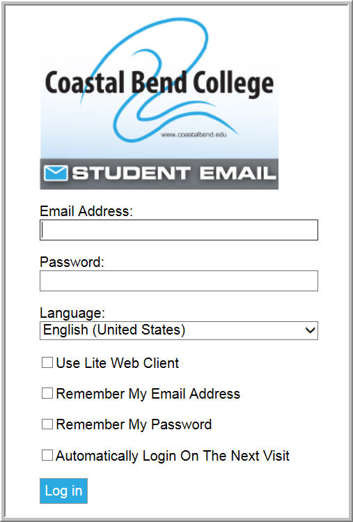 Student_Email_login_page