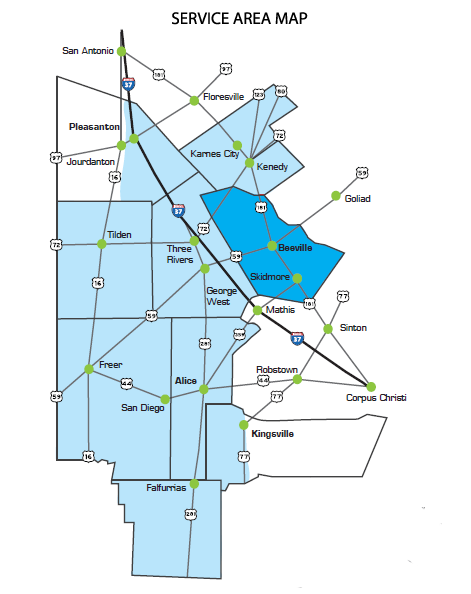 CBC Service Area Map CBC Service Area Map